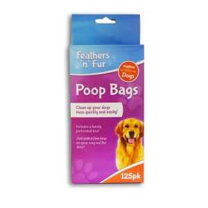 Feathers 'n' Fur Poop bags 125 pack