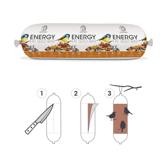 leo & Wolf bird food energy image
