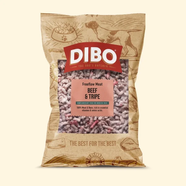 DIBO0003Beef_Tripe *NEW* DIBO ~ Beef & Tripe Freeflow 1kg