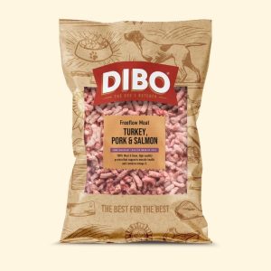 *NEW* DIBO Free Flow Mince Turkey, Pork & Salmon  1kg