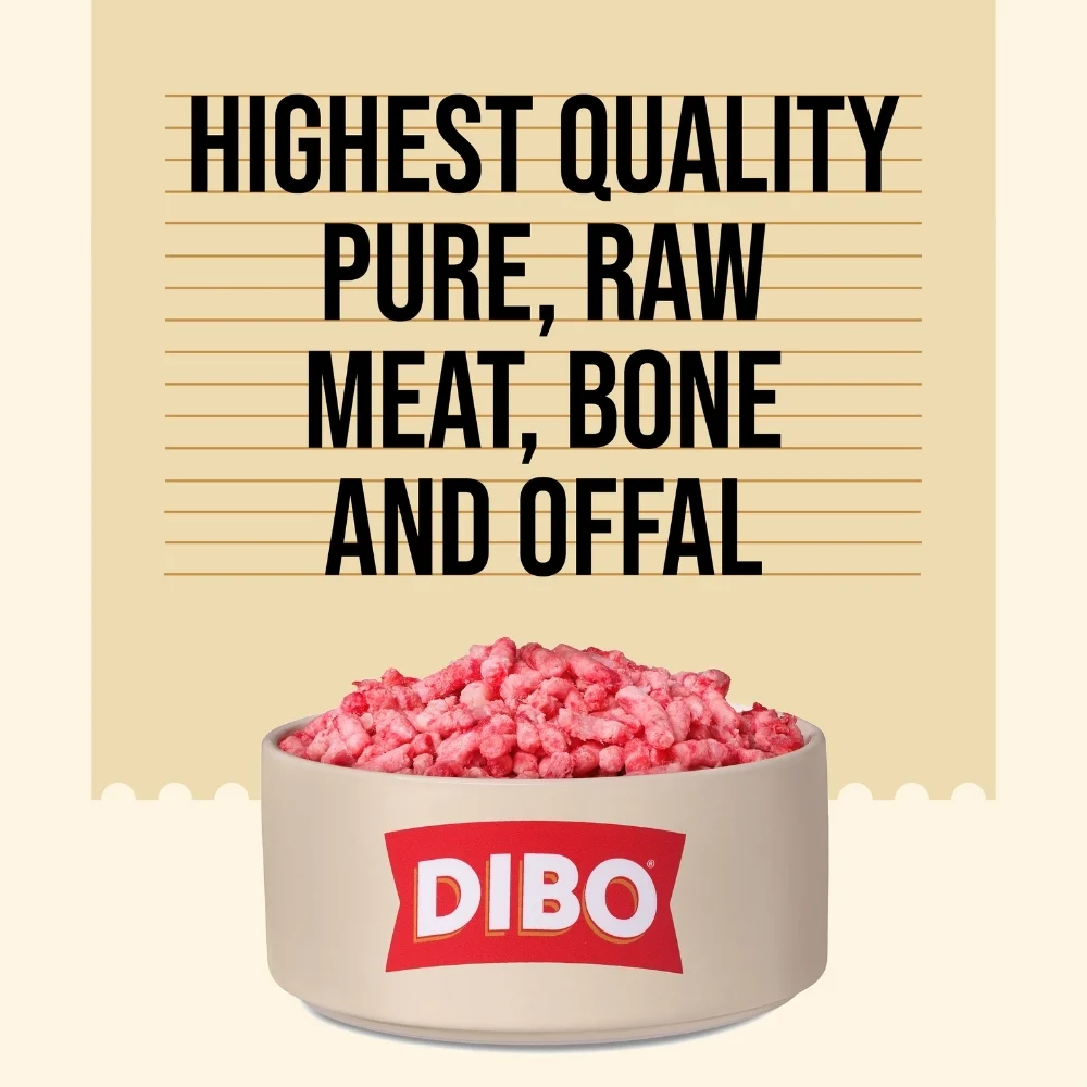 *NEW* DIBO Free Flow Mince Chicken & Rabbit  90/10 1kg