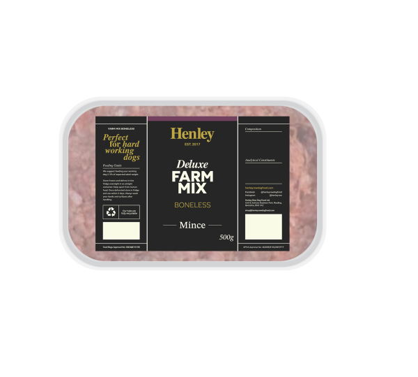 FARMIXBLDEL *NEW* Henleys ~ Deluxe Boneless Farm Mix 500g