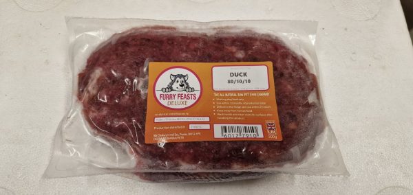 Furry Feasts ~ Deluxe Duck 80/10//10  (500g)