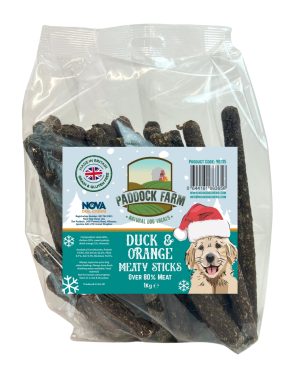 *New* Nova Dog Chews ~ Duck & Orange Meaty Sticks