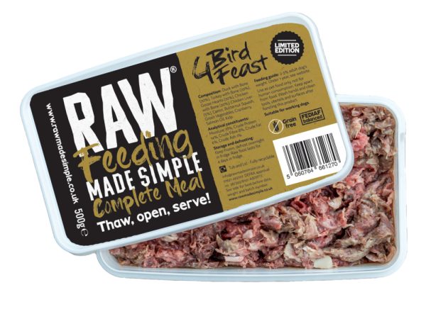Raw Made Simple ~4 Bird Feast – Limited Edition Raw Festive Meal 500g