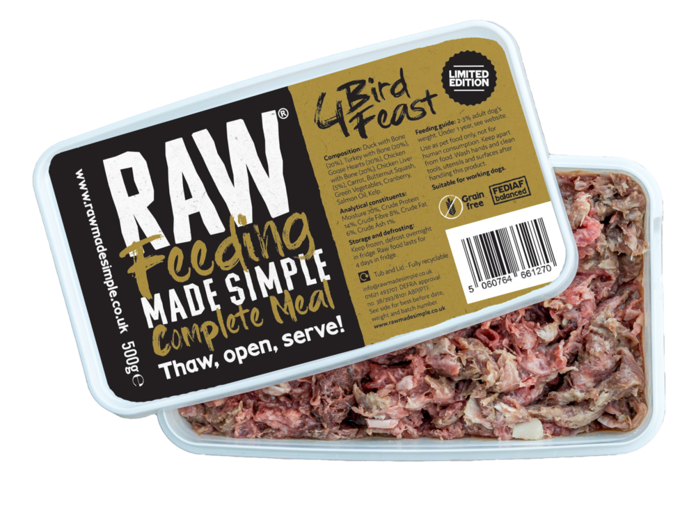 Raw Made Simple ~4 Bird Feast – Limited Edition Raw Festive Meal 500g