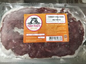 Furry Feasts ~ Deluxe Turkey & Pork 80/10//10  (500g)