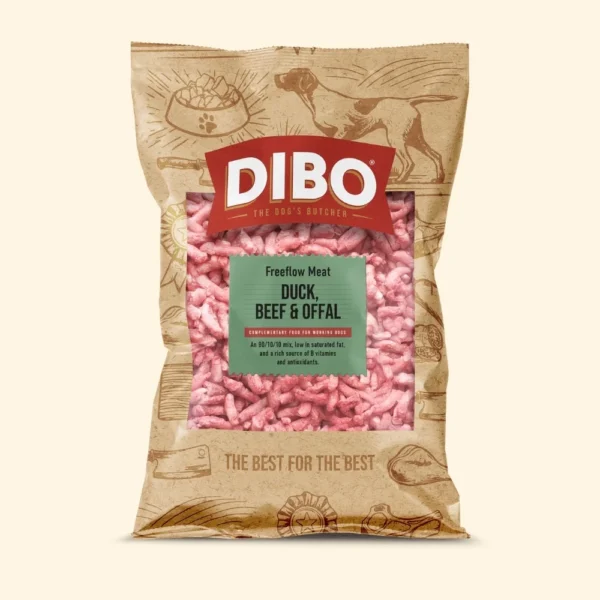 DIBO0025Duck_Beef_Offal (1) *NEW* DIBO ~ Duck, Beef & Offal Freeflow 500g