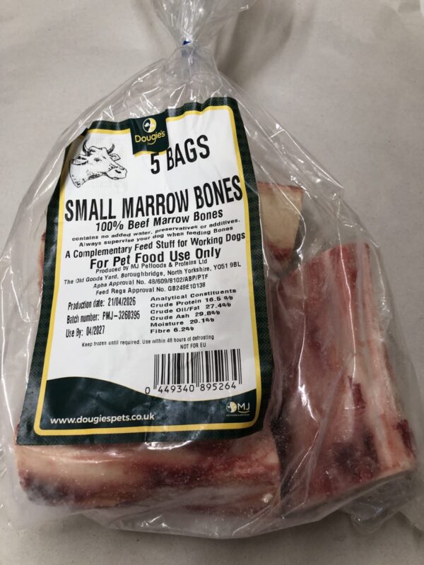 Dougies ~ Beef Marrow Bones Small (4 pack)