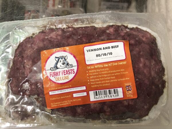 Furry Feasts ~ Deluxe Venison & Beef 80/10/10