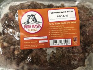 IMG_4029 Furry Feasts ~ Deluxe Venison & Tripe 80/10/10