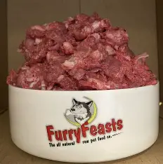 OIP (7) Furry Feasts ~ Deluxe Chicken & Beef 80/10/10 500g