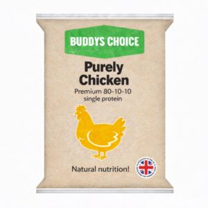 Purely-Chicken2 Albion Pet Foods ~ Buddys Choice Purely Chicken 80/10/10 454g