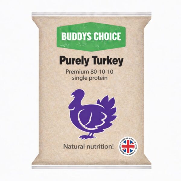 Albion Pet Foods ~ Buddys Choice Purely Turkey 80/10/10 454g