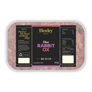 Henley ~ Duo Rabbit & Ox  80/10/10 500g