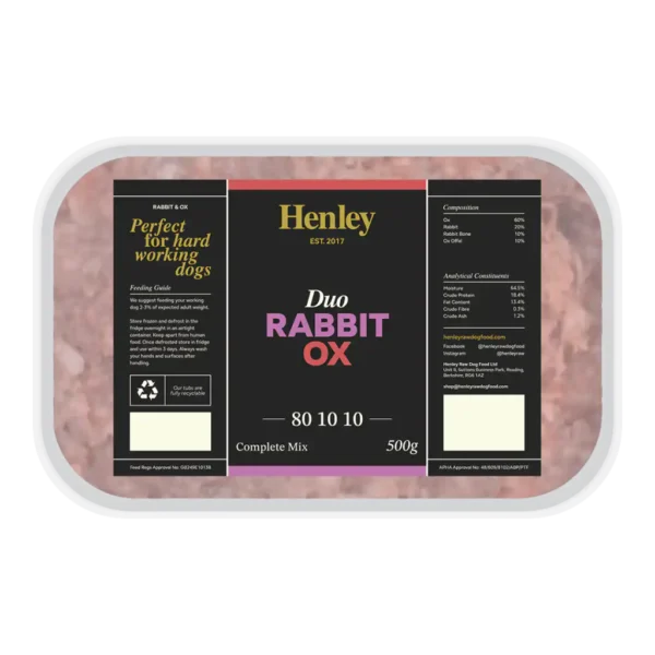 RABOXDUO-1024x1024 Henley ~ Duo Rabbit & Ox 80/10/10 500g