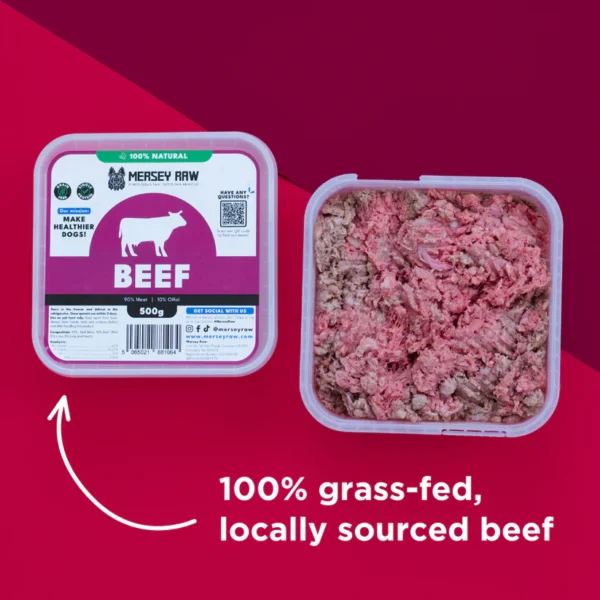 100_grass-fed_locally_sourced_beef Mersey Raw ~ Beef 500g