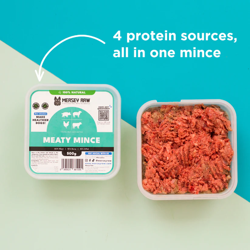 Mersey Raw ~ Meaty Mince Complete 500g