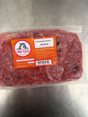 Furry Feasts ~ Deluxe Venison & Salmon  80/10/10  500g