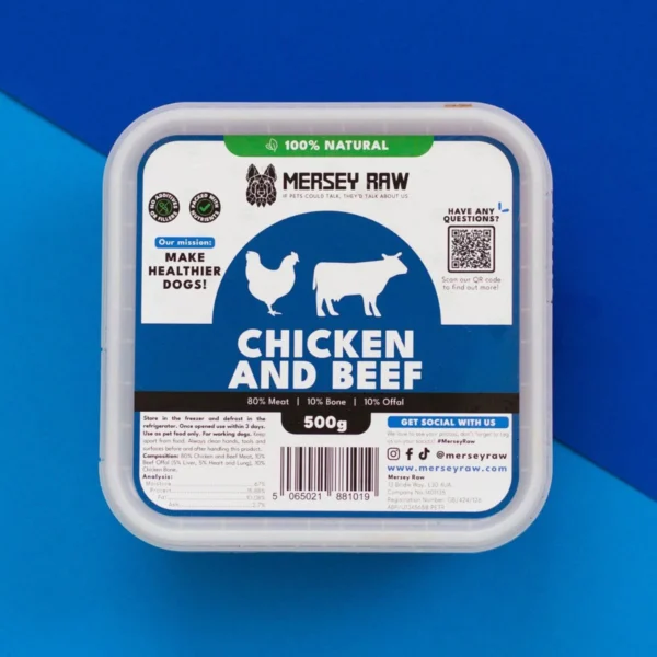 Mersey Raw ~ Chicken & Beef Complete 500g