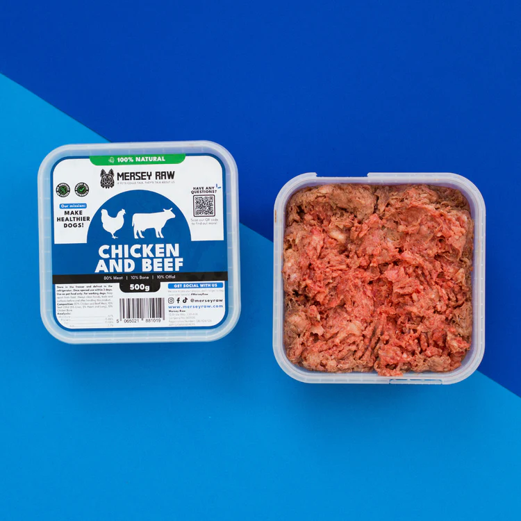 Mersey Raw ~ Chicken & Beef Complete 500g