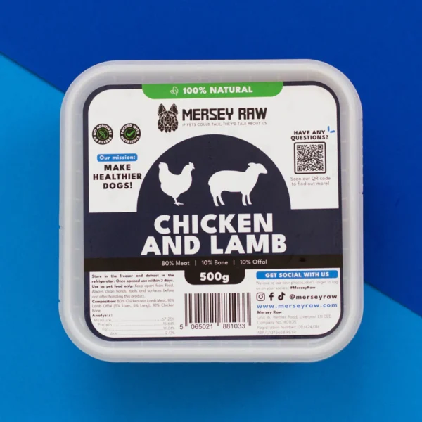 Mersey Raw ~ Chicken & Lamb 500g