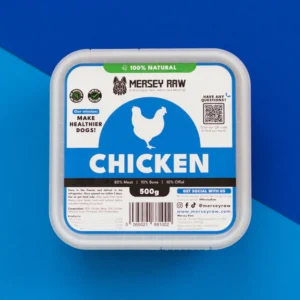 Chicken_Raw_Dog_Food_500g_Frozen_Complete_Mince_Meat_80_10_10 Mersey Raw ~ Chicken Complete 500g