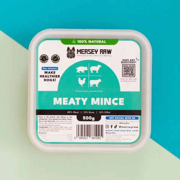 Mersey Raw ~ Meaty Mince Complete 500g