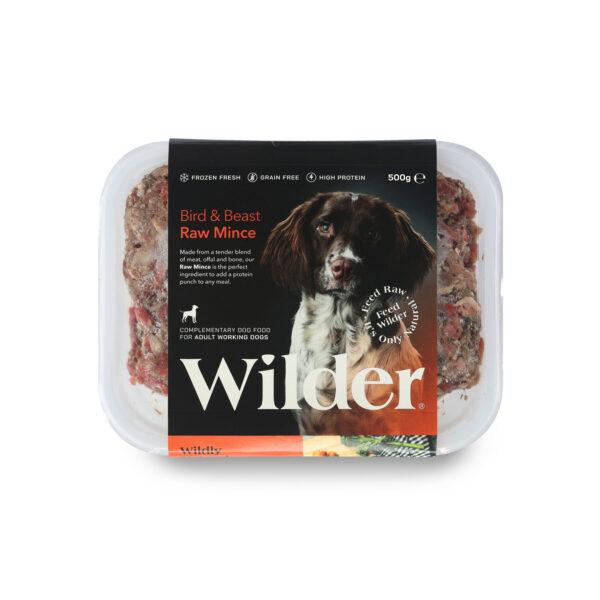 Wilder ~ Bird & Beast Raw Mince 500g