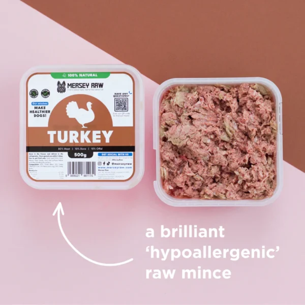 a_brilliant_hypoallergenic_raw_mince Mersey Raw ~ Turkey 500g
