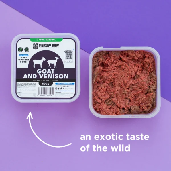 Mersey Raw ~ Goat & Venison 500g