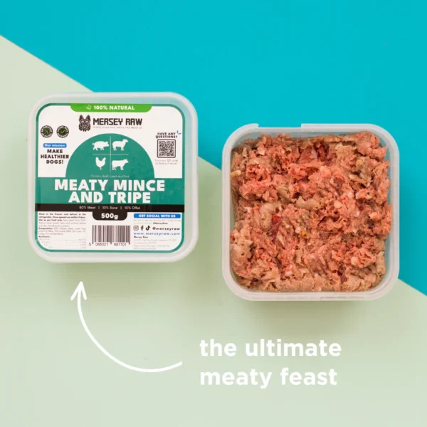 the_ultimate_meaty_feast Mersey Raw ~ Meaty Mince & Tripe 500g