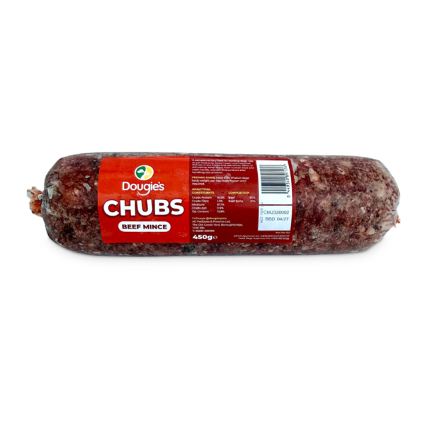 Chub - Beef Dougies ~ Beef Mince Chubb 450g