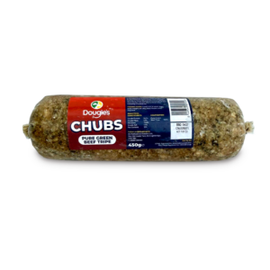 Dougies ~ Pure Green Beef Tripe Chubb 450g
