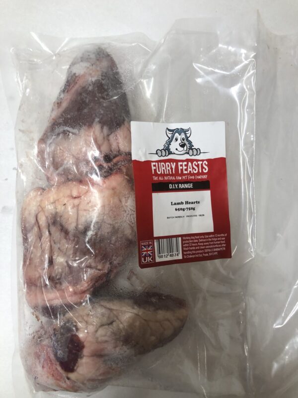 IMG_4941 Furry Feasts ~ Whole Lamb Hearts 1kg