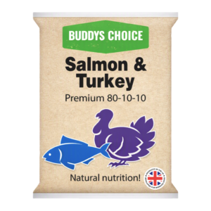 Albion Pet Foods ~ Buddys Choice Salmon & Turkey 80/10/10 454g